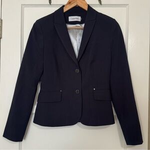 Calvin Klein Women's Black Blazer - Size 2